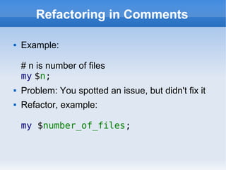 Documenting code yapceu2016 | PPT