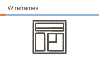 Wireframes
 