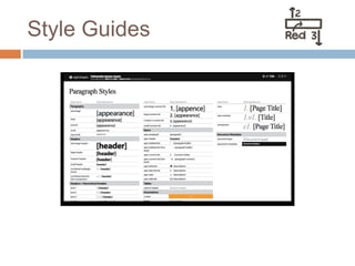 Style Guides
 