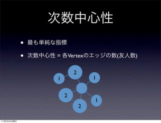 •
             •   =       Vertex        (   )


                           2
                 1                 1


                     2
                                   1
                               2

11   8   5
 