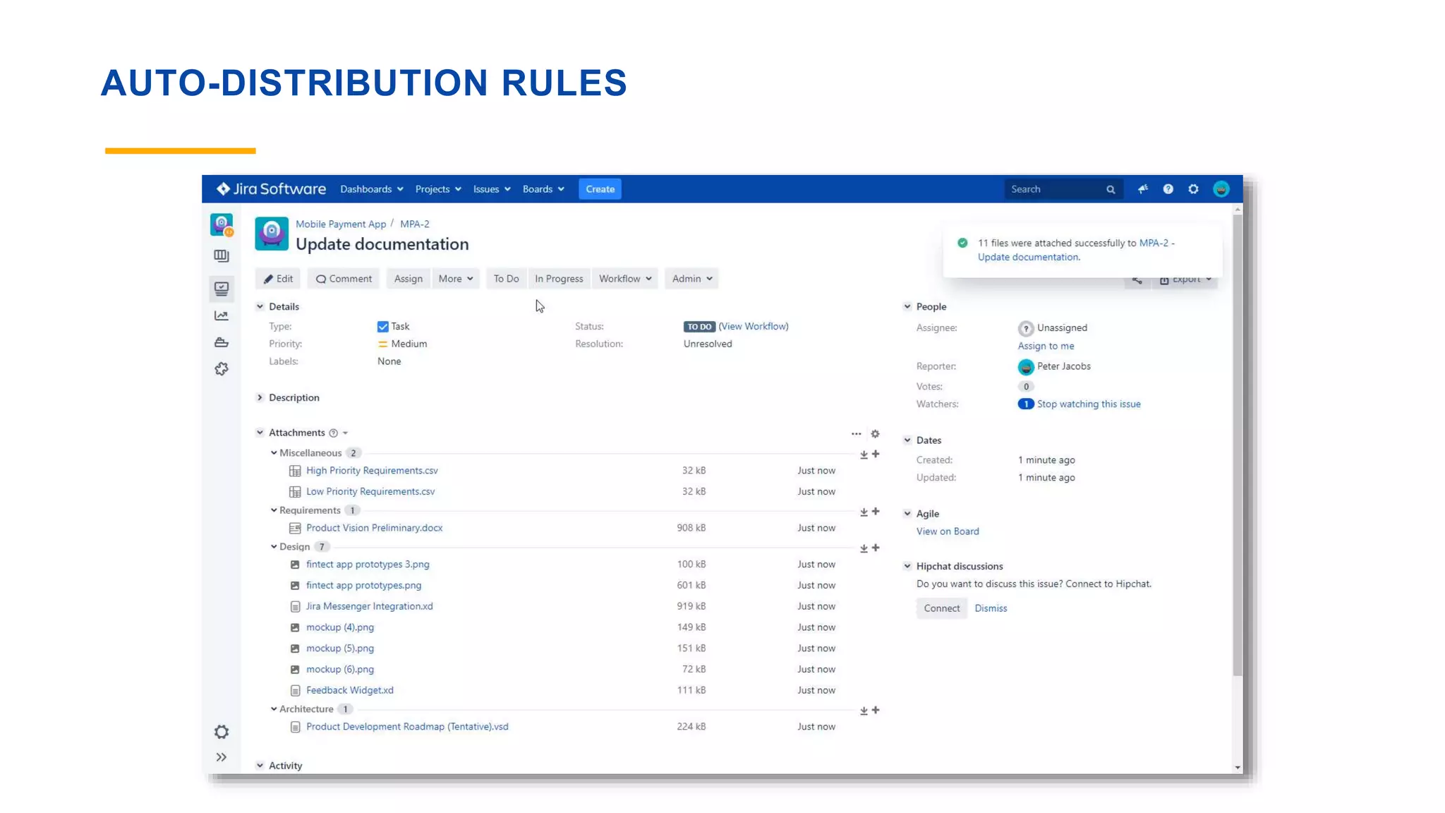 AUTO-DISTRIBUTION RULES
 