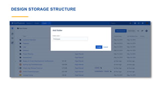 DESIGN STORAGE STRUCTURE
 