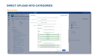 DIRECT UPLOAD INTO CATEGORIES
 