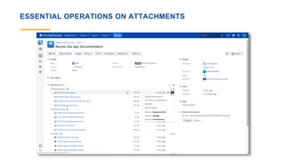 ESSENTIAL OPERATIONS ON ATTACHMENTS
 