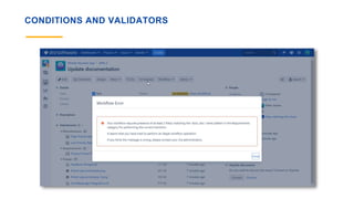 CONDITIONS AND VALIDATORS
 