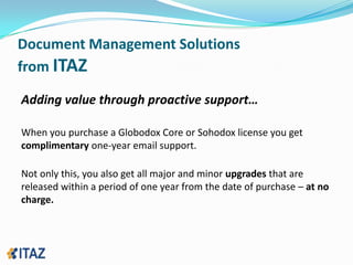 Using this software, you can quickly create a centralized, searchable database of all your documents.