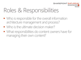 Roles & Responsibilities



 