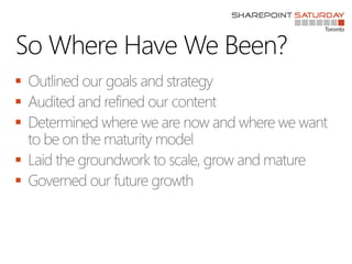 So Where Have We Been?





 