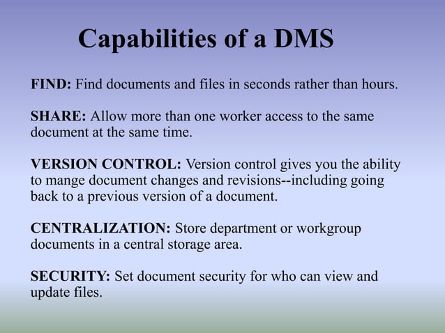 Document management system