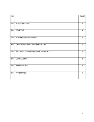Mrt Report Example MRT REPORT TPT 250 | DOCX