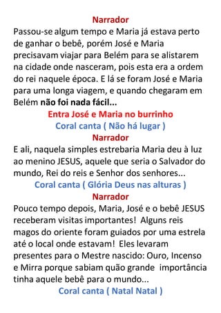 Musical: Nascimento de Jesus (Déia)