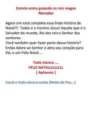 Musical: Nascimento de Jesus (Déia)