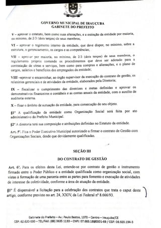 PROJETO DE Lei 36/2019