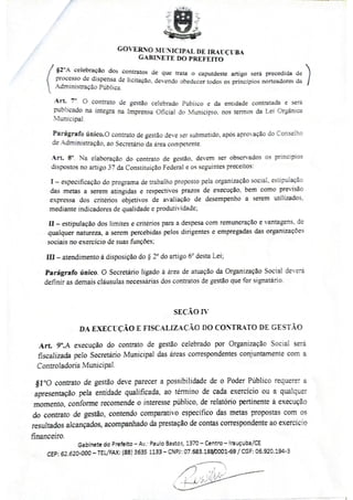 PROJETO DE Lei 36/2019