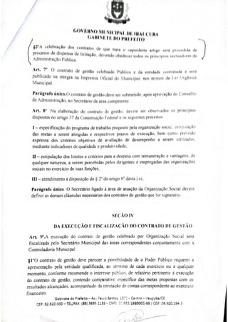 PROJETO DE Lei 36/2019