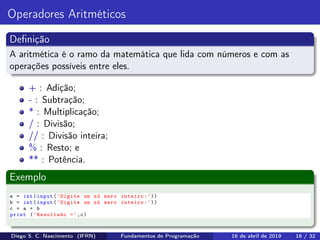 Fundamentos de Programação | PDF