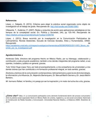 6
Escuela de Ciencias Sociales, Artes y Humanidades
Referencias
López, J., Salgado, D. (2012). Criterios para elegir la pr...
