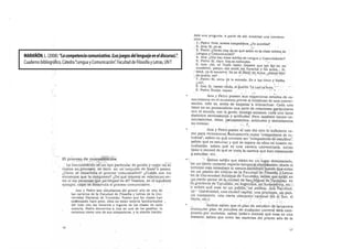 MARAÑÓN, L. (2008): “Lacompetenciacomunicativa.(Losjuegosdellenguajeeneldiscurso).”,
Cuaderno bibliográfico, Cátedra“Lengua y Comunicación”. Facultad de Filosofía y Letras, UNT
 