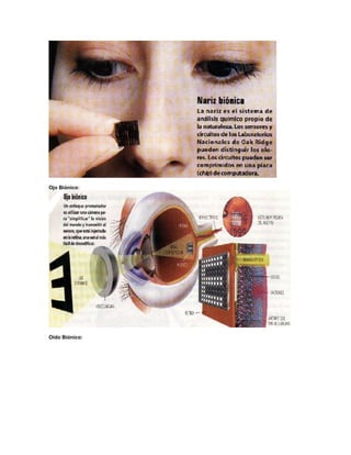 Ojo Biónico:

Oído Biónico:

 