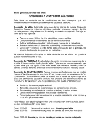 Documento Trabajo Objetivo