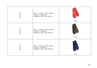 138	
17
18
19
20
Logo - Tinta unita basic -
Interno foderato
Composizione 100% Pelle
17
18
19
20
Logo - Tinta unita basic -
Interno foderato
Composizione 100% Pelle
17
18
19
20
Logo - Tinta unita basic -
Interno foderato
Composizione 100% Pelle
 