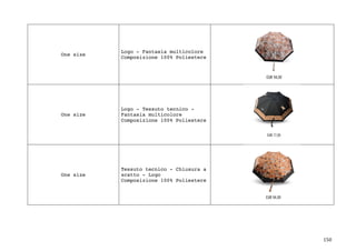 150	
One size
Logo - Fantasia multicolore
Composizione 100% Poliestere
One size
Logo - Tessuto tecnico -
Fantasia multicolore
Composizione 100% Poliestere
One size
Tessuto tecnico - Chiusura a
scatto - Logo
Composizione 100% Poliestere
 