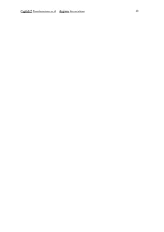 Transfonnaciones en el

hierro-carbono

20

 