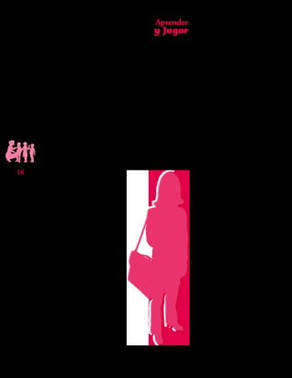 Aprender
y Jugar
16
Instrumento Diagnóstico
de Competencias Básicas
en Transición
la perspectiva,a la vez de ser un impulso,re-
fuerzo y apoyo a sus proyectos pedagógicos
y actividades en general en el aula.
Queremos con este documento facilitar
su acercamiento al Instrumento y acompa-
ñarlas en la tarea de conocer todas las po-
sibilidades que él brinda,a través de la figu-
ra de una profesora llamada Clarita, quien
es una maestra de grado Transición que se
desempeña en un establecimiento educati-
vo de Colombia. Asimismo, presentaremos
la relación de las maestras con Aprender
y Jugar, toda vez que Clarita al igual que
todas ustedes,hace observaciones y se plan-
tea interrogantes fundamentales, que noso-
tros procuraremos responder con claridad
y precisión. De antemano agradecemos los
aportes que ustedes nos hagan llegar,ya que
sus inquietudes enriquecen y contribuyen a
esta propuesta.
A continuación y durante toda la exten-
sión de esta guía, ustedes y nosotros tene-
mos una cita que seguro les será de ayuda.
Sean todas bienvenidas!
Equipo Ministerio de Educación
 