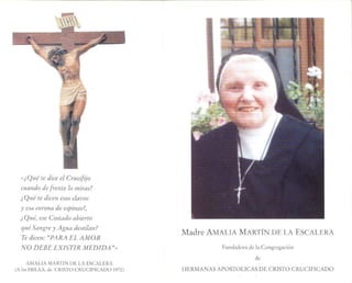 Madre Amalia Martín de la Escalera