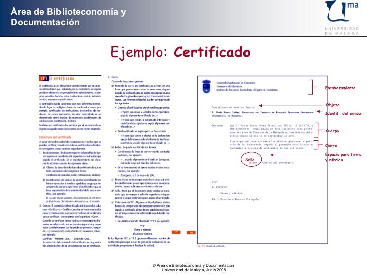 Documento administrativo.