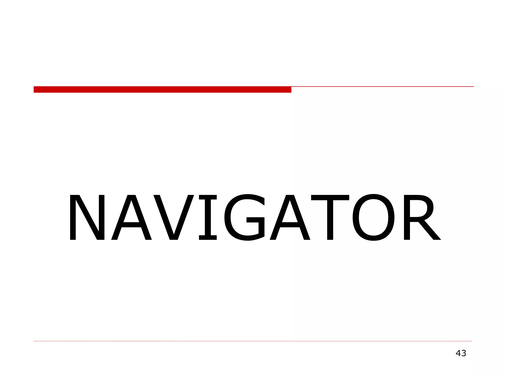 NAVIGATOR 