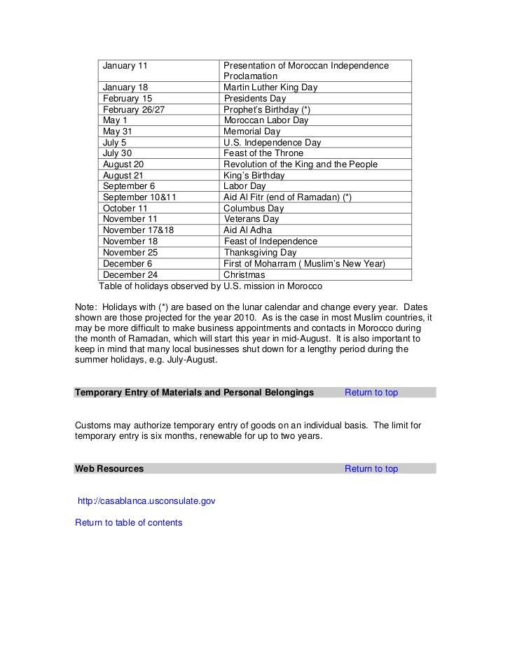 Doing Business in Morocco