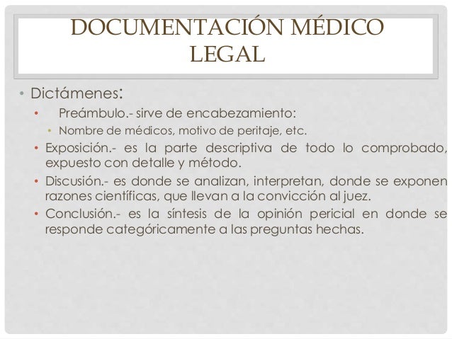 Documentos Medico Legales