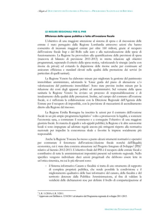 Documento di economia e finanza 2012