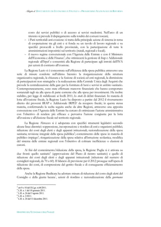 Documento di economia e finanza 2012