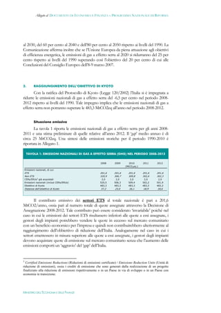 Documento di economia e finanza 2012