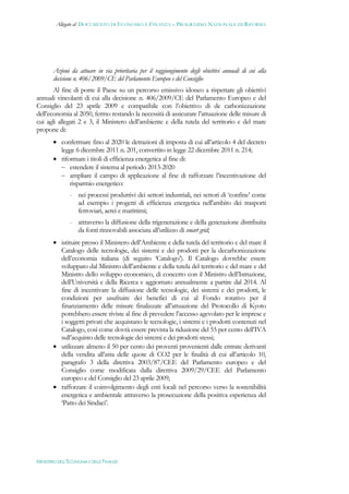 Documento di economia e finanza 2012