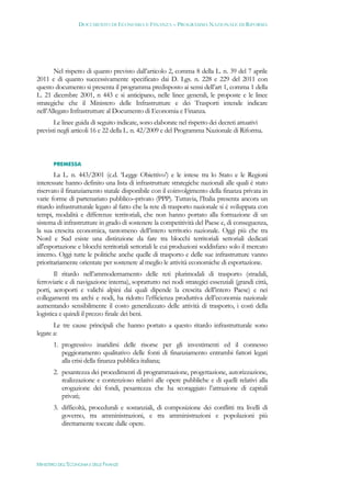 Documento di economia e finanza 2012