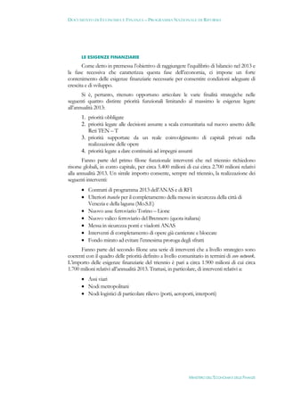 Documento di economia e finanza 2012