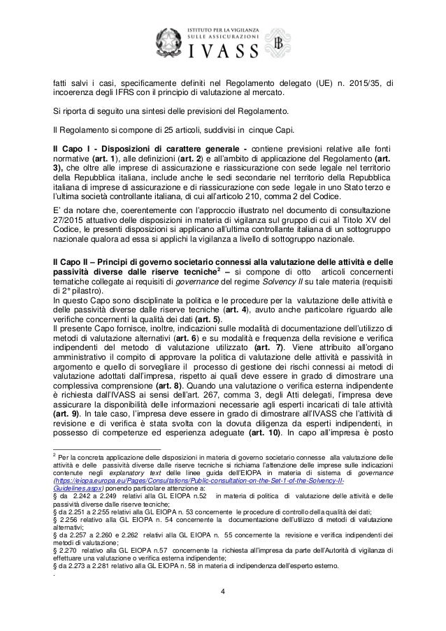 Documento di pubblica consultazione n.3 2016