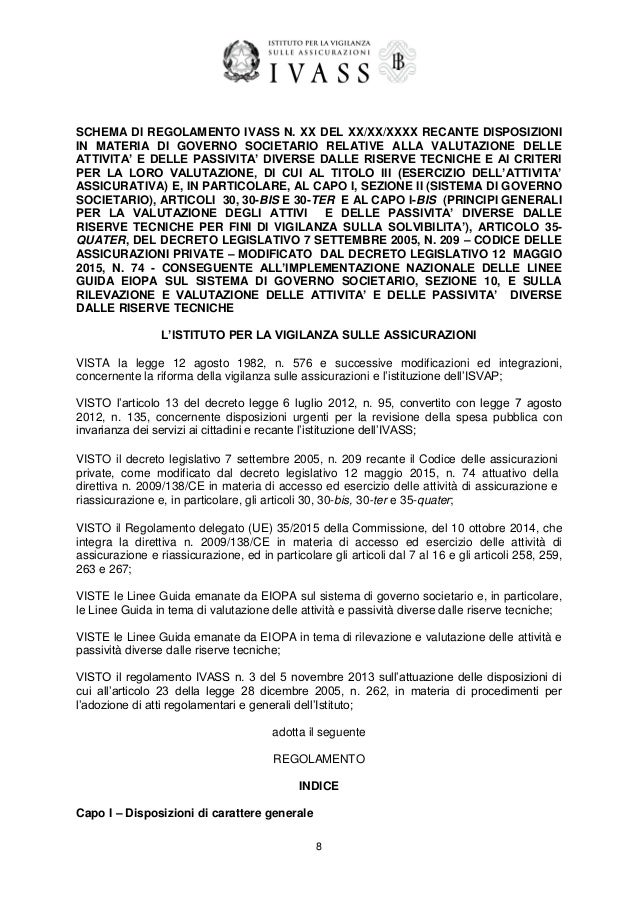 Documento di pubblica consultazione n.3 2016