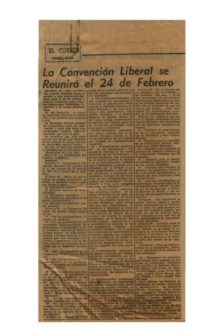 Convención Liberal 1961 ( prensa)