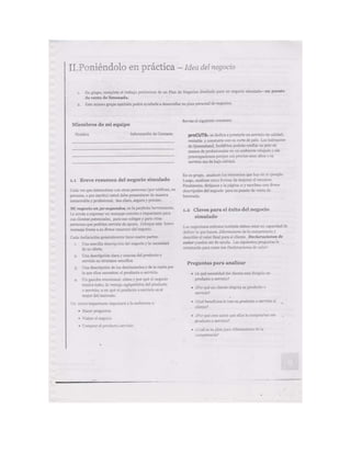 Documento escaneado plan de negocios