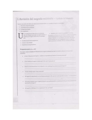 Documento escaneado plan de negocios
