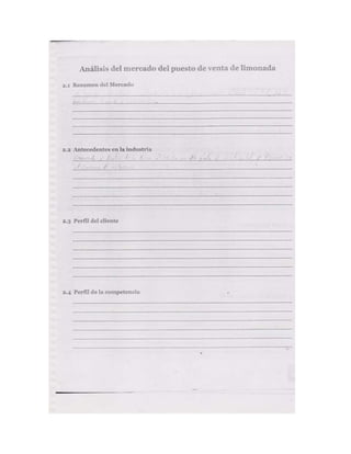 Documento escaneado plan de negocios