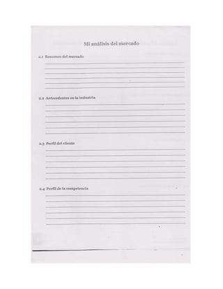 Documento escaneado plan de negocios