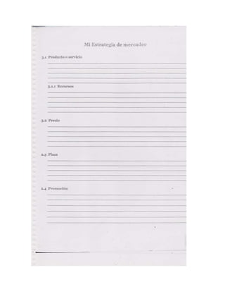 Documento escaneado plan de negocios