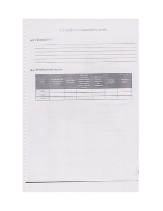 Documento escaneado plan de negocios