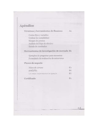 Documento escaneado plan de negocios