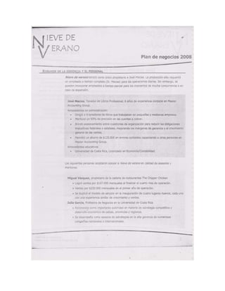 Documento escaneado plan de negocios